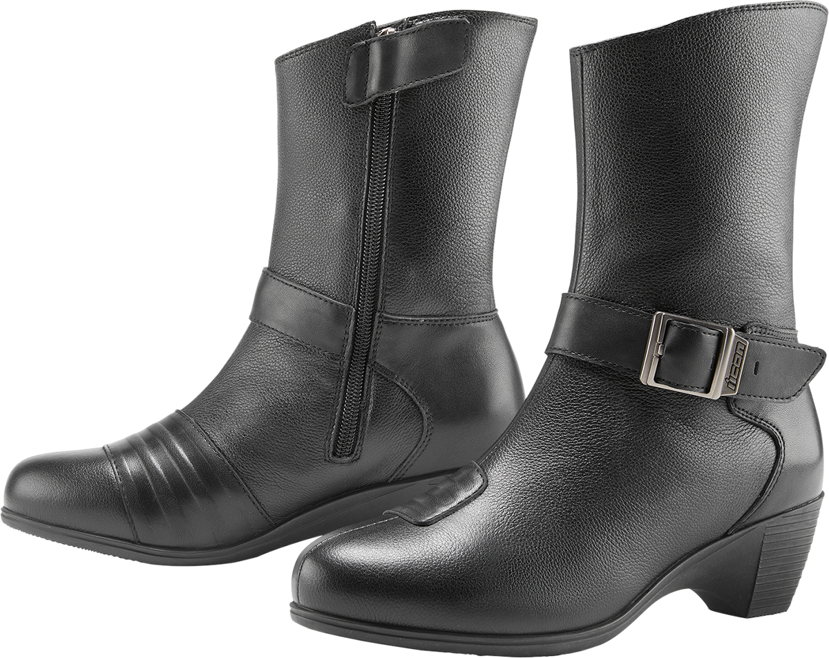 Botas Tuscadero™ para mujer de ICON - Negras - Talla 5 de EE. UU. 3403-1185