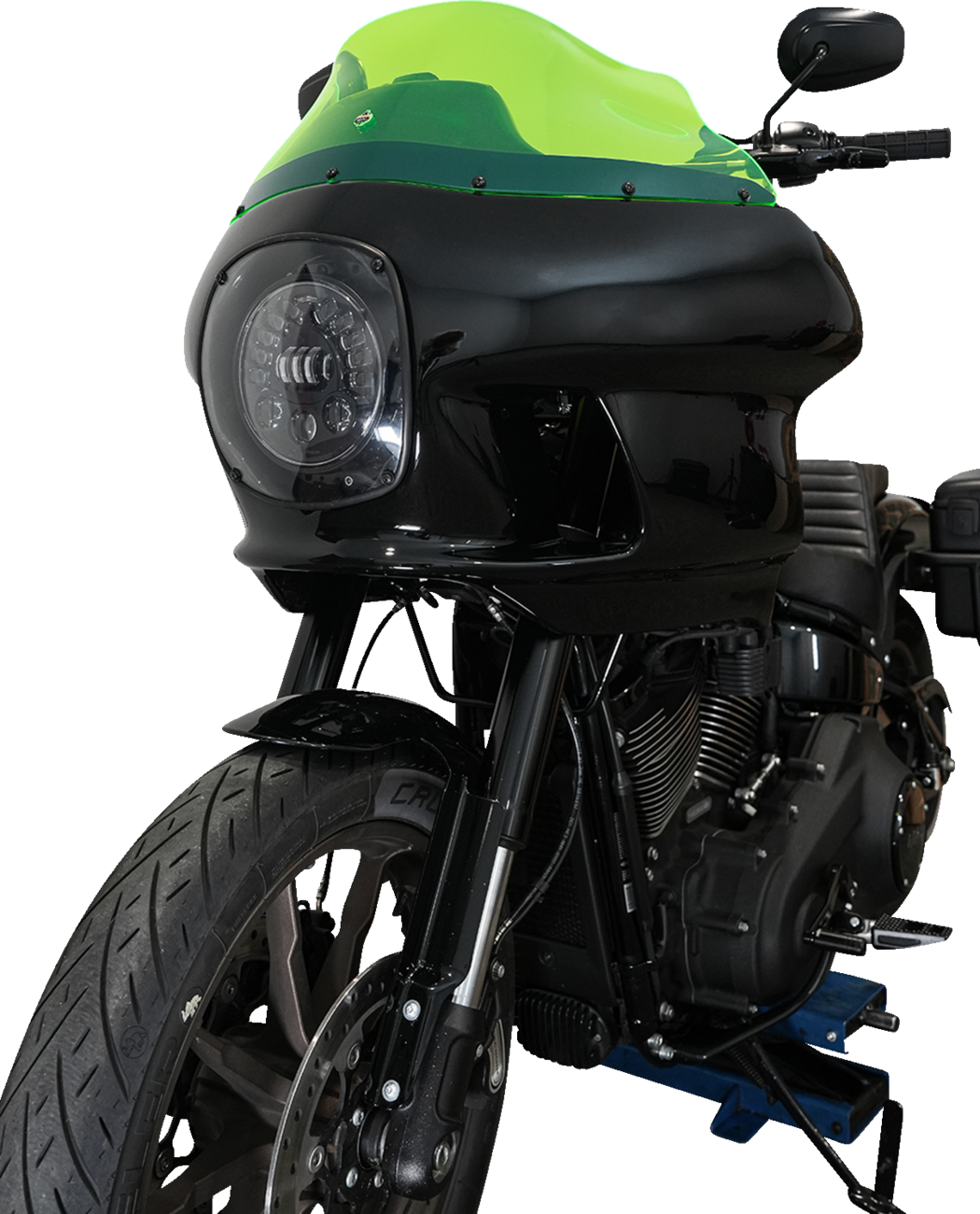 Parabrisas KLOCK WERKS Kolor Flare™ - 9" - Verde hielo - FXRP KWW-02-0610