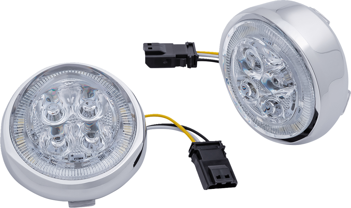 Inserto de intermitente CIRO - Delantero - Cromado/Transparente 45403