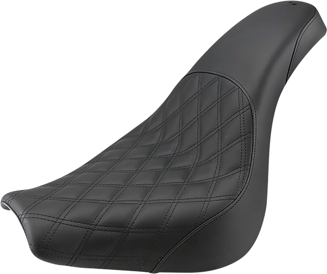 Asiento SADDLEMEN Profiler - Delantero enrejado/Trasero liso - Negro - FXBR/S 818-31-149