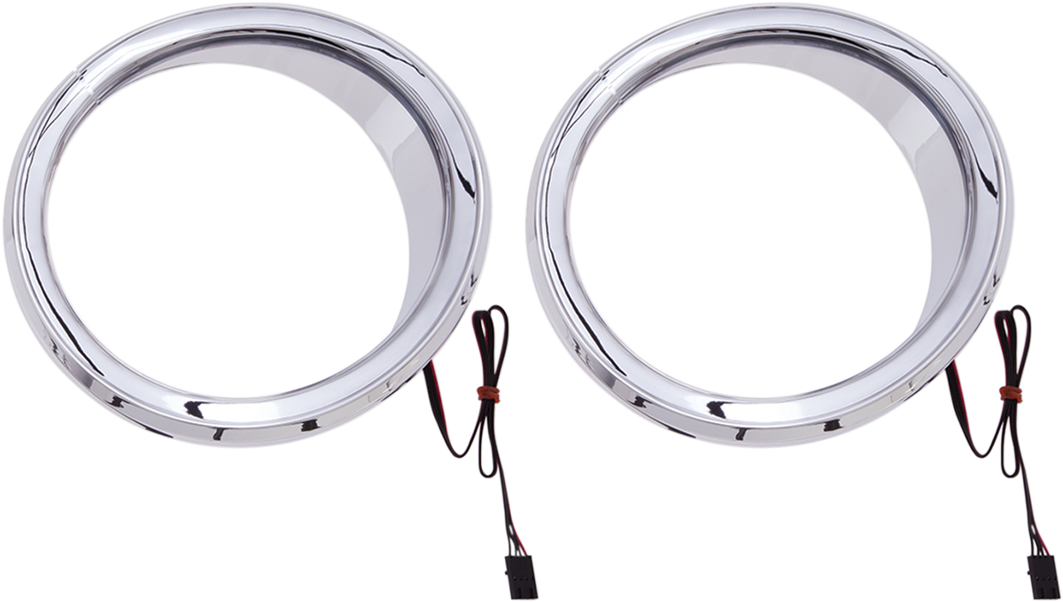 Altavoz frontal CIRO con acento LED - Cromo 42100