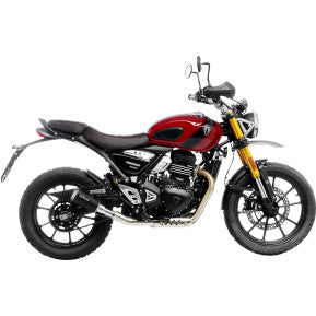 Silenciador deslizante LEOVINCE LV-10 - Acero inoxidable negro - Scrambler/Speed 400 2024 15268BU