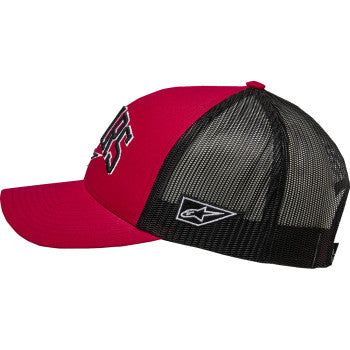 Gorra Dunker de ALPINESTARS - Rojo/Negro - Talla única 1214-81717-3010-OS