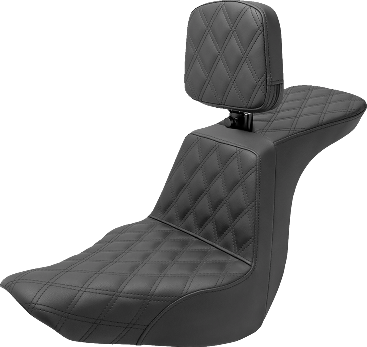 Asiento SADDLEMEN Tour Step Up - Respaldo para el piloto - Costura de encaje completa - FLSB/FXLR '18-'22 818-29-195BR