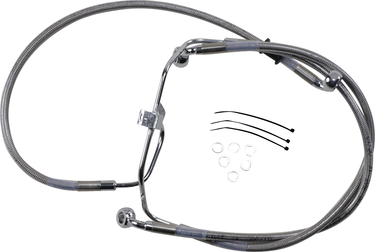 Línea de freno DRAG SPECIALTIES - +2" - Acero inoxidable - FXDF '08-'17 660325-2