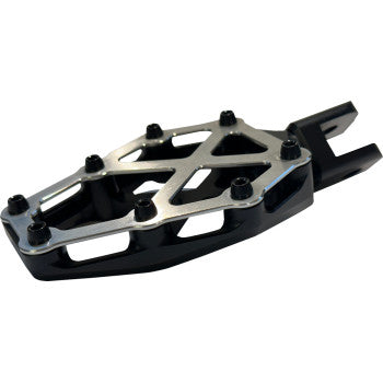 Estriberas KODLIN USA NXL - Negras con cubierta de acero inoxidable K73255
