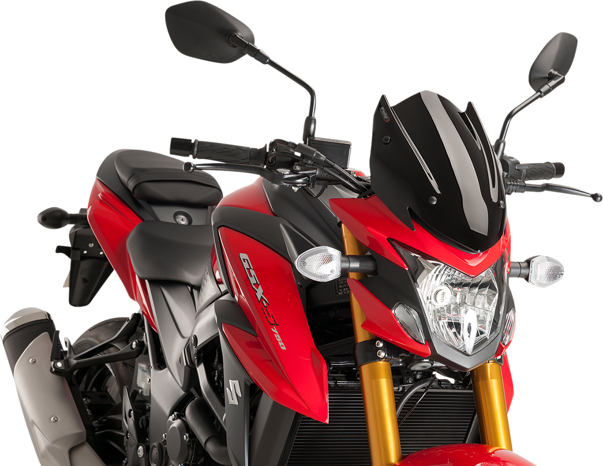 Cúpula deportiva Naked PUIG HI-TECH PARTS - Negra - Suzuki 9435N