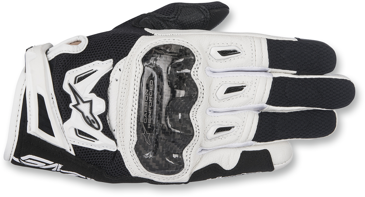 Guantes ALPINESTARS Stella SMX-2 Air Carbon V2 para mujer - Negro/Blanco - Talla M 3517717-12-M