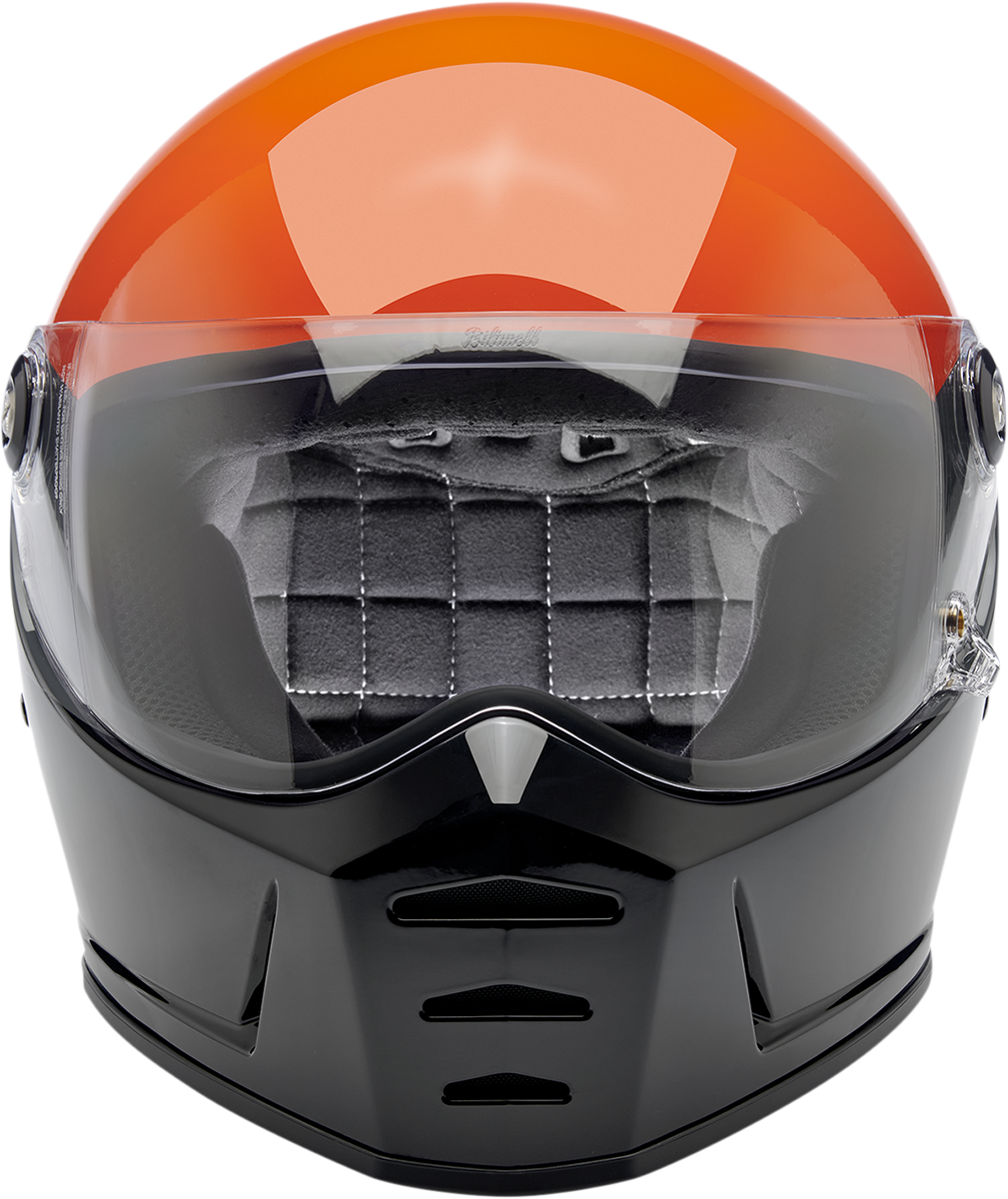 Casco BILTWELL Lane Splitter - Naranja brillante/Gris/Negro - Pequeño 1004-550-102
