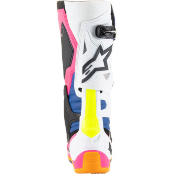 ALPINESTARS Daytona Coast Limited Edition Tech 10 Boots - White/Blue/Pink - US 12 2010020-2014-12