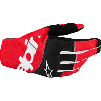 Guantes MX ALPINESTARS echstar - Negro/Rojo brillante - Talla grande 3560125-1303-L