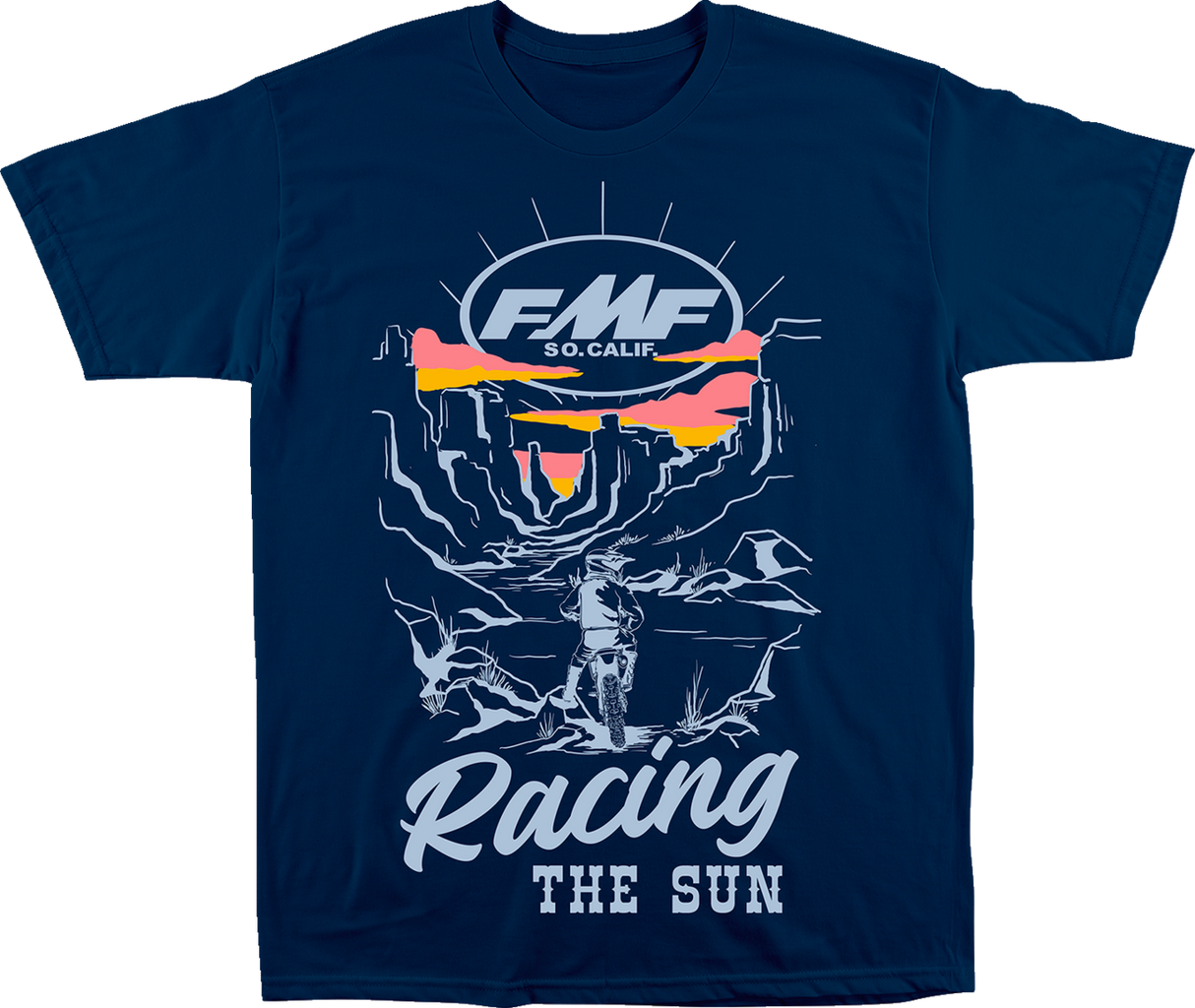 Camiseta FMF Outsider - Azul marino - Talla mediana FA22118908NVYM 3030-22442