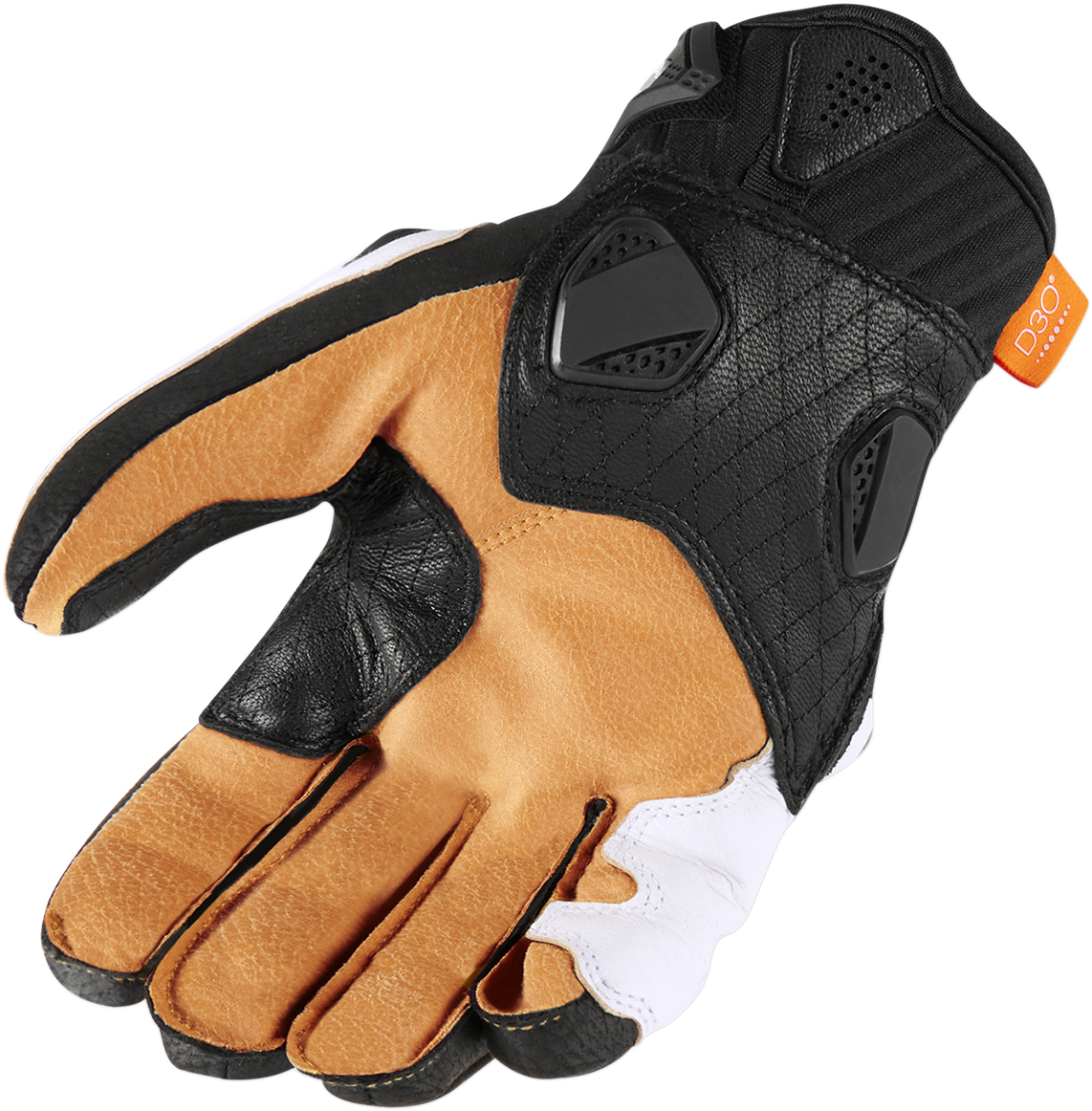 Guantes cortos ICON Hypersport™ - Blanco - XL 3301-3554