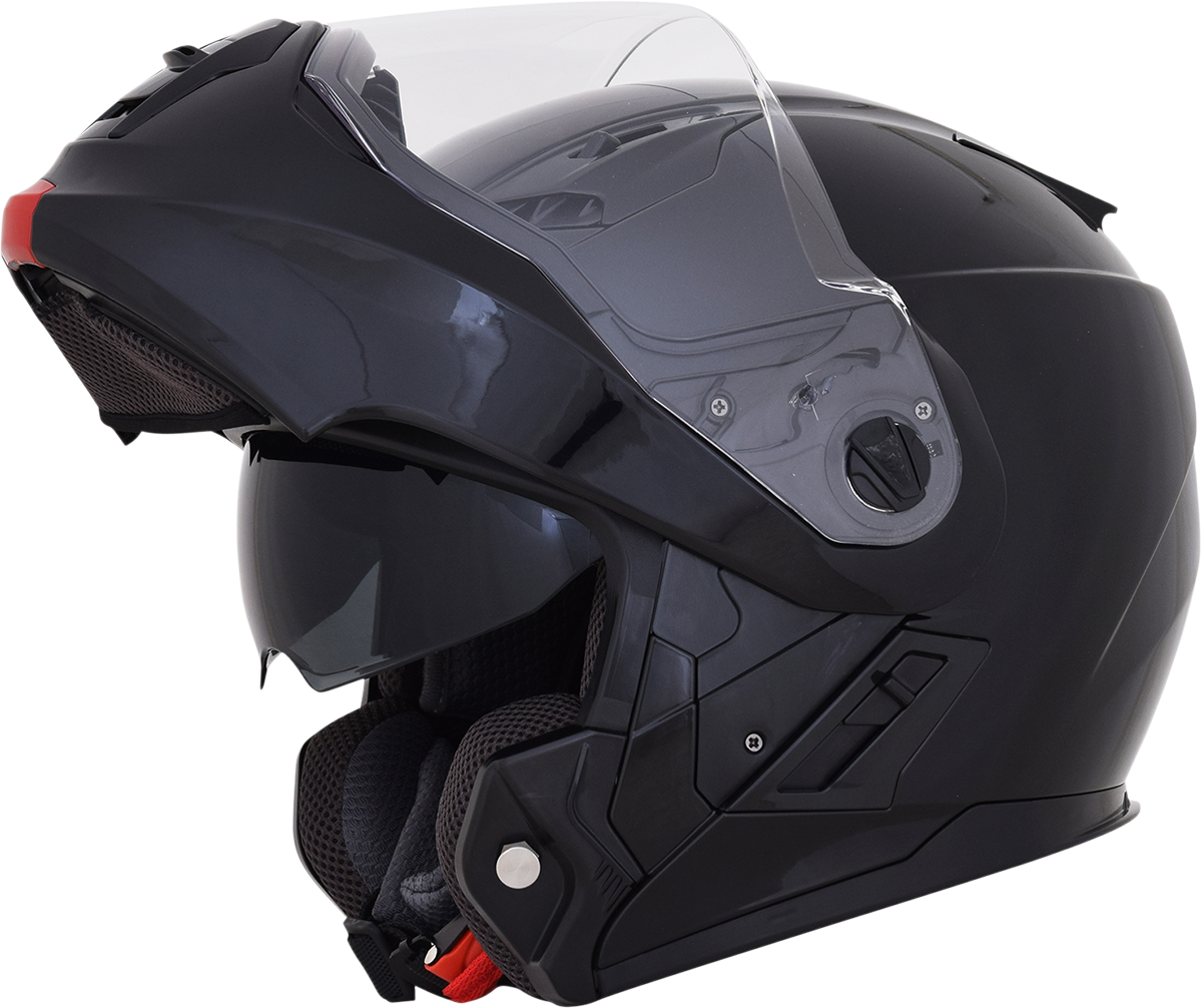 Casco de motocicleta AFX FX-111 - Negro brillante - 2XL 0100-1788