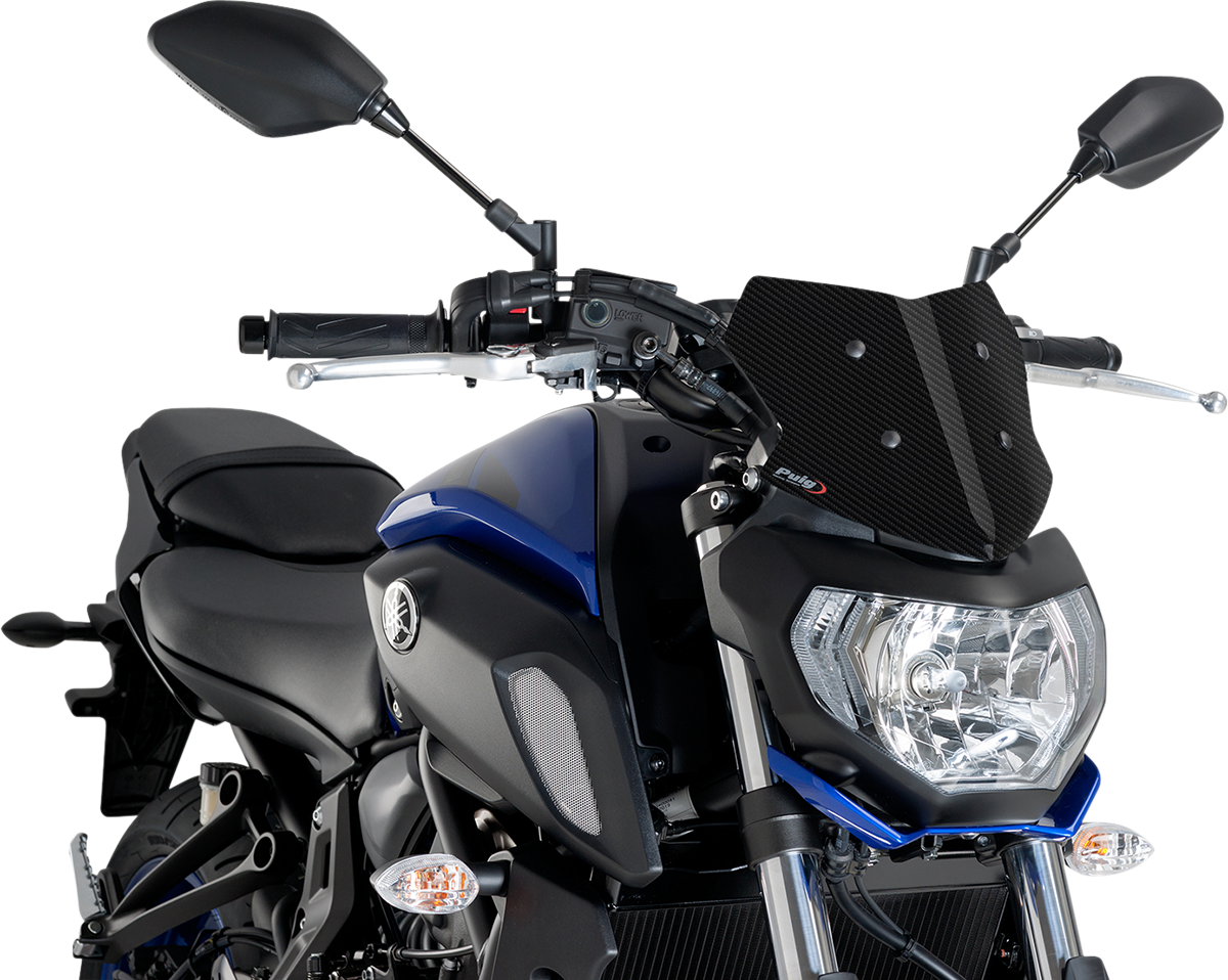 Cúpula deportiva Naked PUIG HI-TECH PARTS - Carbono - Yamaha 9666C