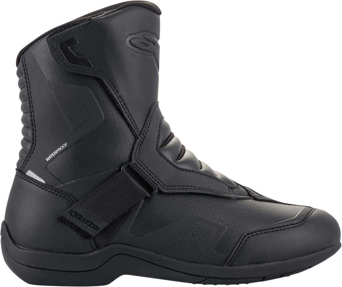 Botas ALPINESTARS Waterproof V2 Ridge - Negras - Talla 11.5 EE. UU. / 46 UE 2441821-1100-46