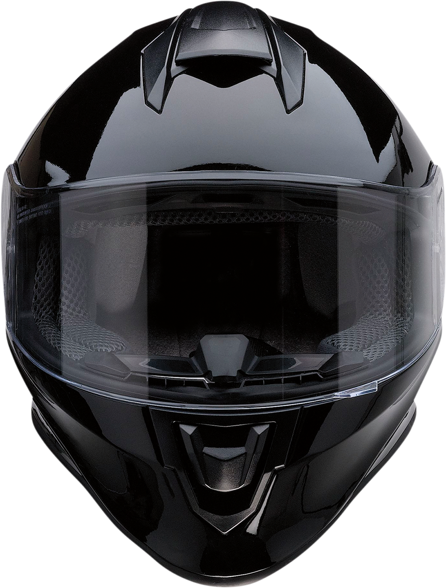 Casco de motocicleta Z1R Youth Warrant - Negro brillante - Grande 0102-0244