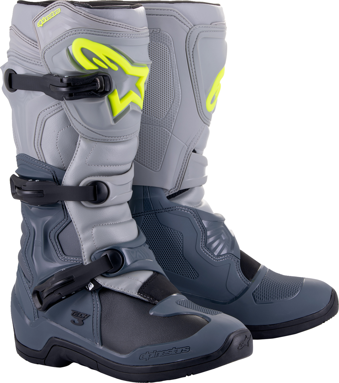 Botas ALPINESTARS Tech 3 - Gris/Negro - Talla 8 de EE. UU. 2013018-9069-8