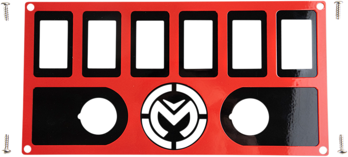 Placa de tablero MOOSE UTILITY - Roja 400-1209-PU