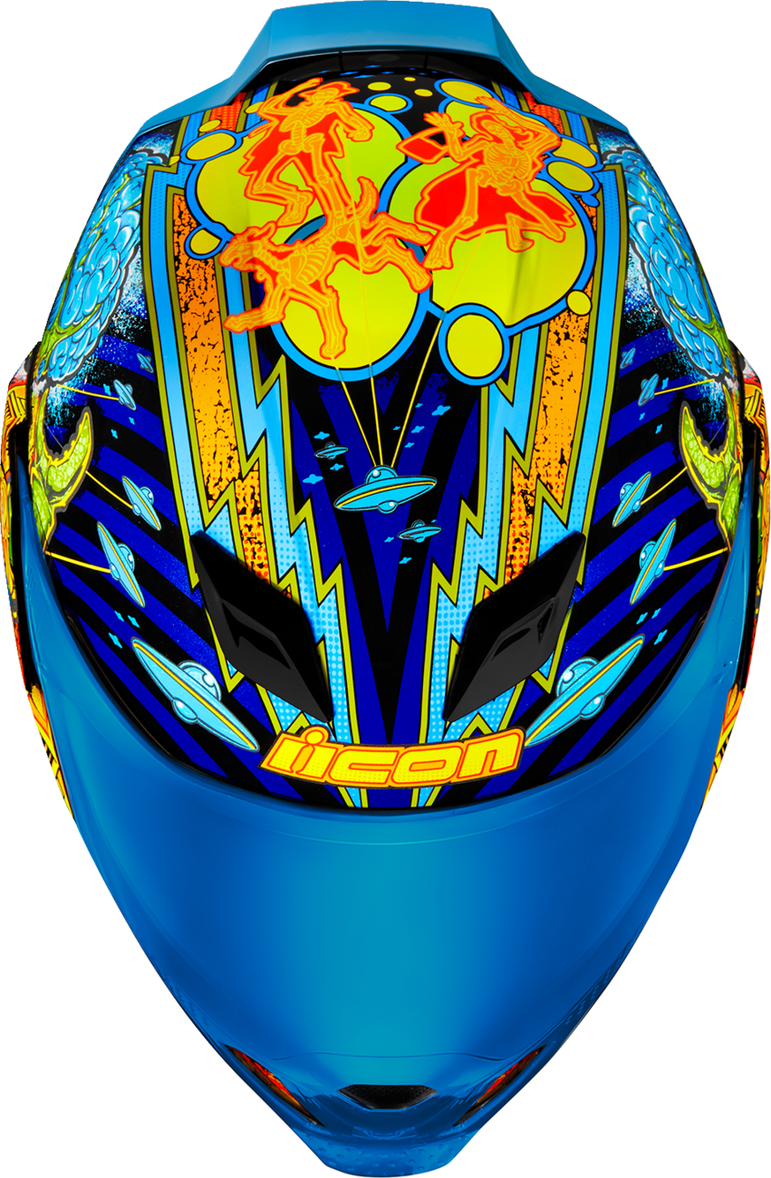 Casco ICON Airflite™ - Bugoid Blitz - Azul - Mediano 0101-15548