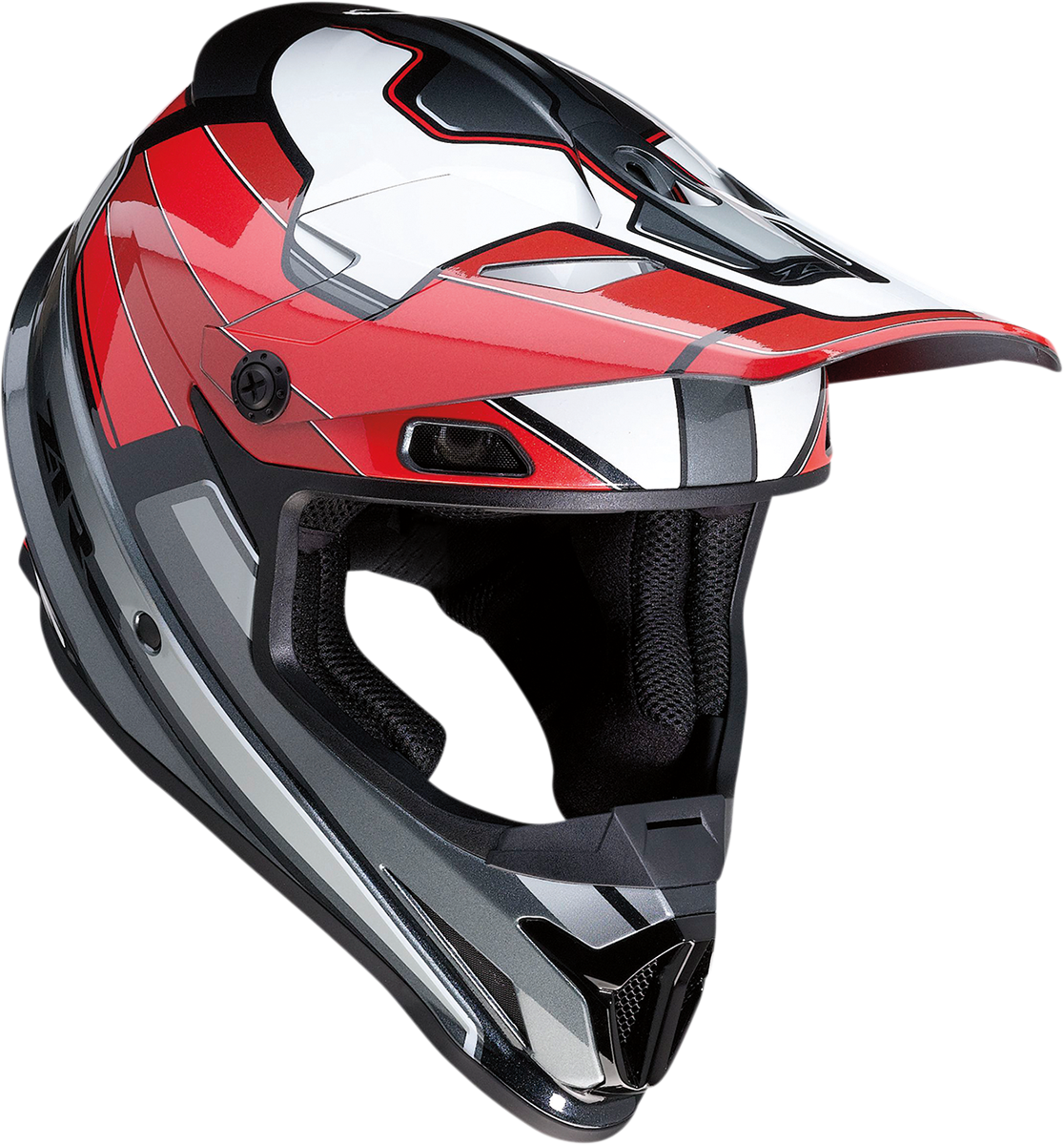Casco de moto Z1R Rise - MC - Rojo/Gris - Mediano 0110-7210