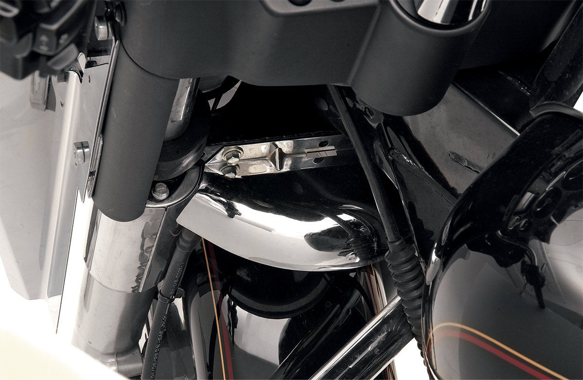 Deflector de aire de horquilla delantera DRAG SPECIALTIES - Cromado - Reemplazo Número OE 58520-79B 23-0421-SC3