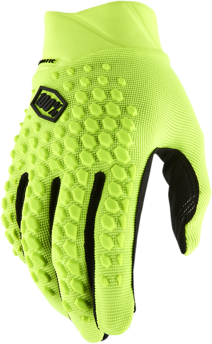 Guantes 100% Geomatic - Amarillo Fluorescente - Grande 10026-00007