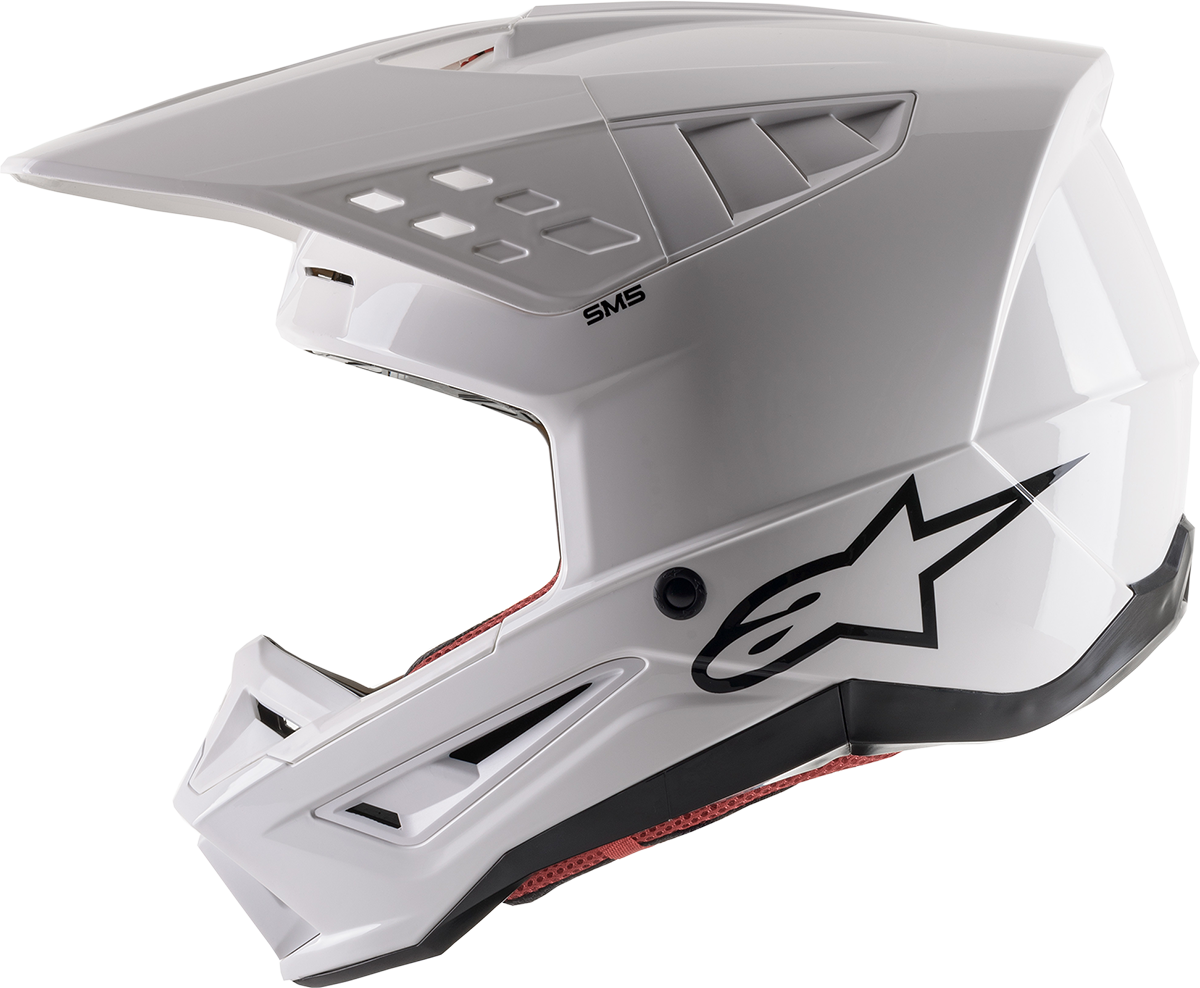 ALPINESTARS SM5 Motorcycle Helmet - Solid - Gloss White - Medium 8303121-2180-MD