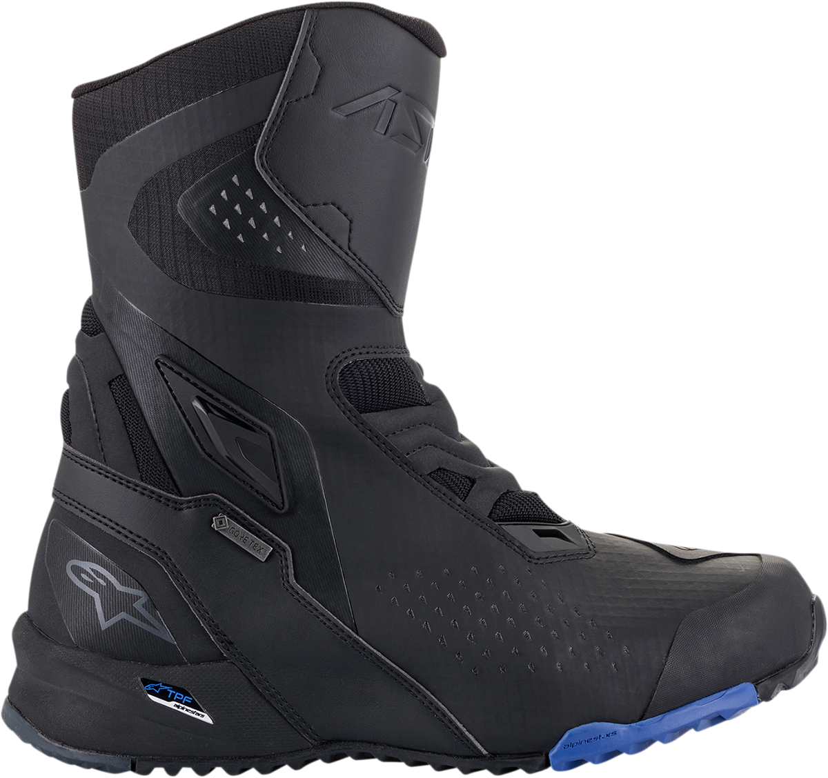 Botas ALPINESTARS RT-8 Gore-Tex® - Negro/Azul - Talla 10.5 EE. UU. - Talla 45 UE 2335422-17-45