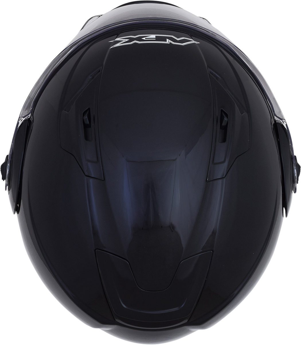 Casco de motocicleta AFX FX-111 - Negro brillante - Talla mediana 0100-1785