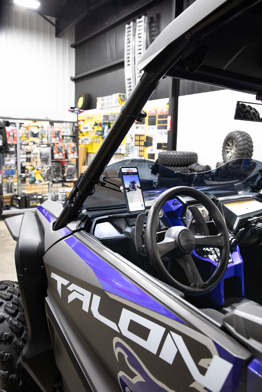 Soporte KLOCK WERKS para teléfono, jaula antivuelco, desplazamiento de 2 pulgadas, KWD-05-0532