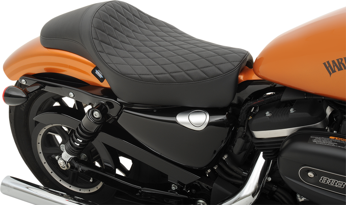 Asiento Predator extendido DRAG SPECIALTIES - Diamond - '04-'20 XL SIN PARACHOQUES DE GOMA 0804-0611