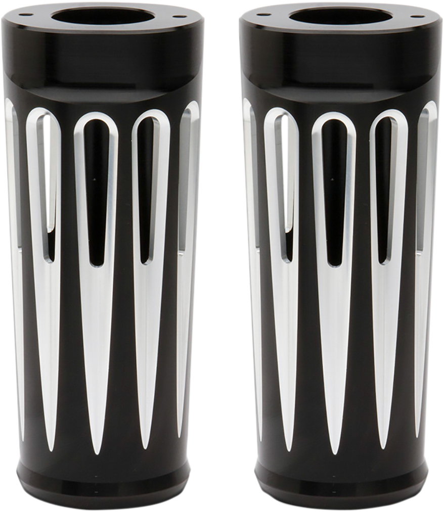 Cubiertas de horquilla de corte profundo ARLEN NESS - Anodizado negro - +2" - FL 20-029