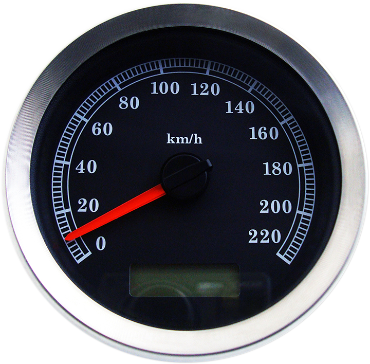 Velocímetro programable DRAG SPECIALTIES - Esfera negra - KM/H 83101B