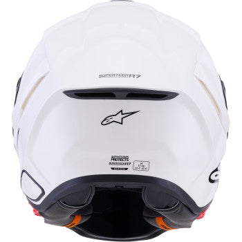 ALPINESTARS Supertech R7 Helmet - 22.06 - Solid - Gloss White - XL 8202126-2180-XL
