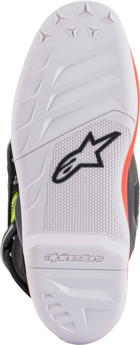 Botas ALPINESTARS Youth Tech 7S - Negro/Gris/Rojo/Blanco/Amarillo - Talla 2 de EE. UU. 2015017-9058-2