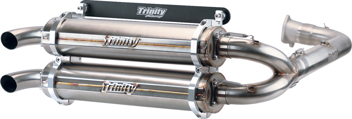 Escape de acero inoxidable TRINITY RACING TR-4153D-SS