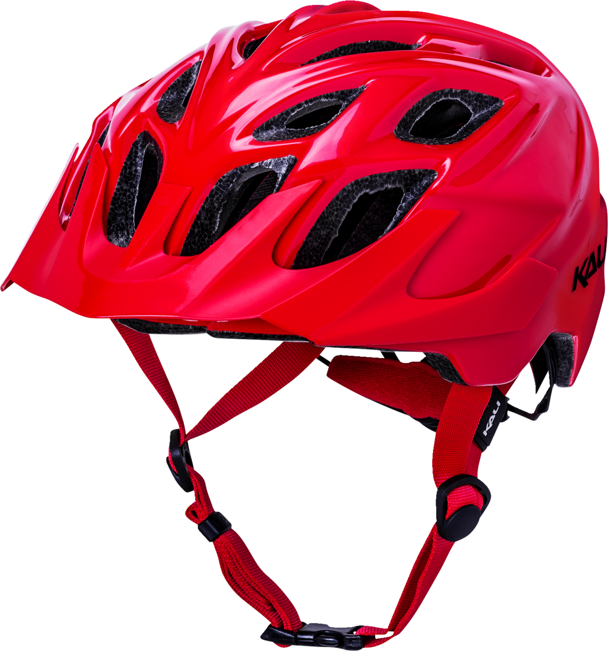 Casco de bicicleta KALI Chakra Solo - Rojo brillante - L/XL 0221222117