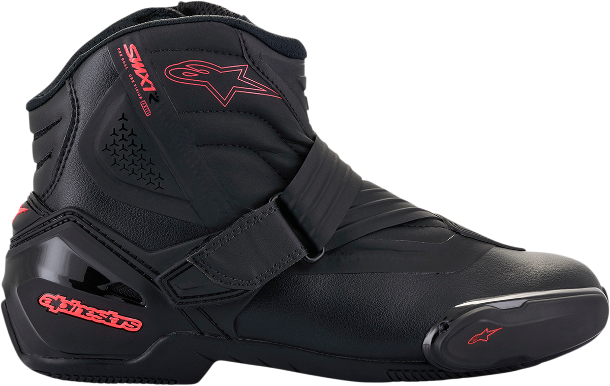 Botas ALPINESTARS Stella SMX-1R V2 para mujer - Negro/Rosa - Talla 5 EE. UU. / 36 UE 2224621-1839-36