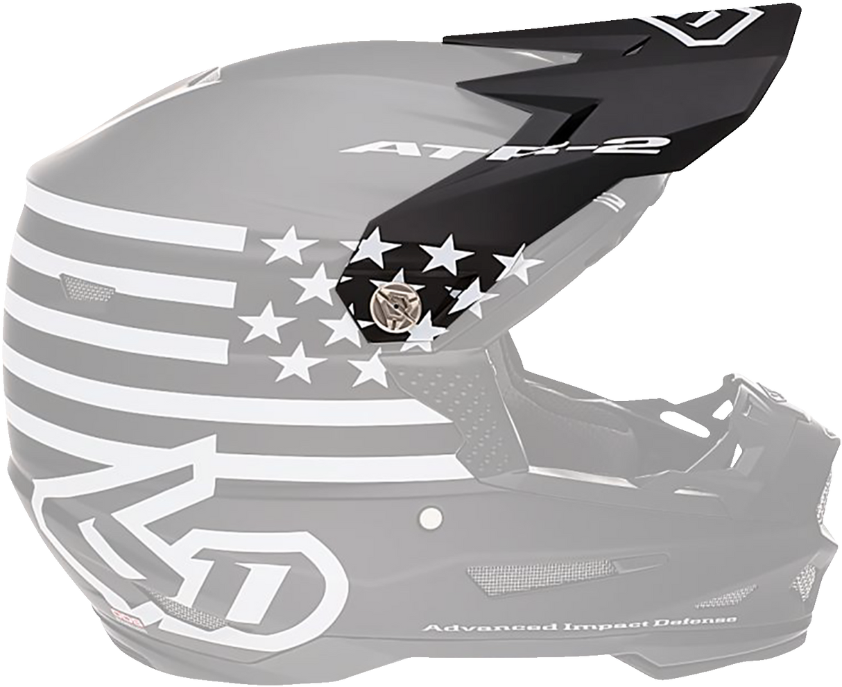 Visera 6D ATR-2 - Táctica - Negra 72-6107