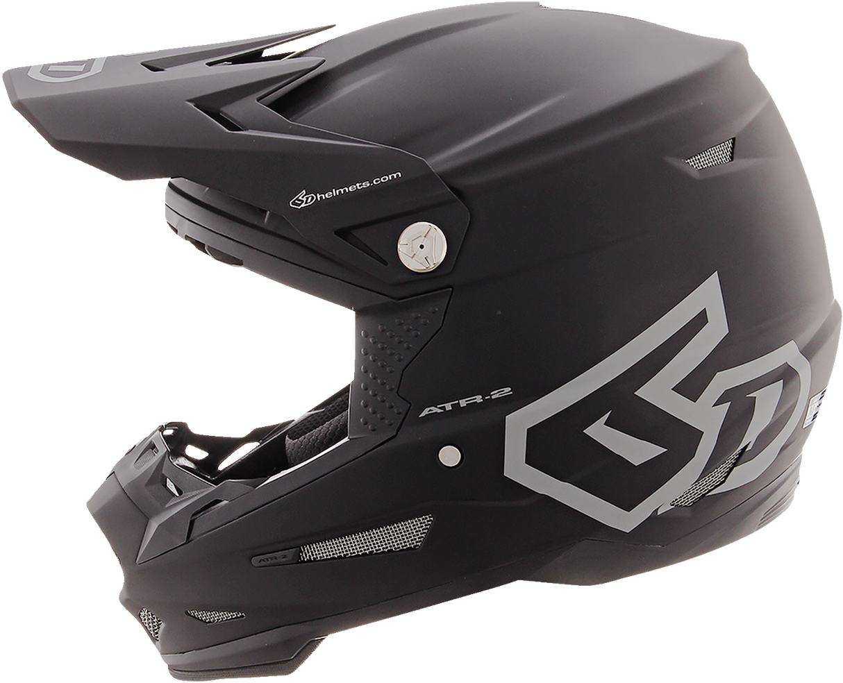 Casco de motocicleta 6D ATR-2 - Negro mate - Talla mediana 12-0506