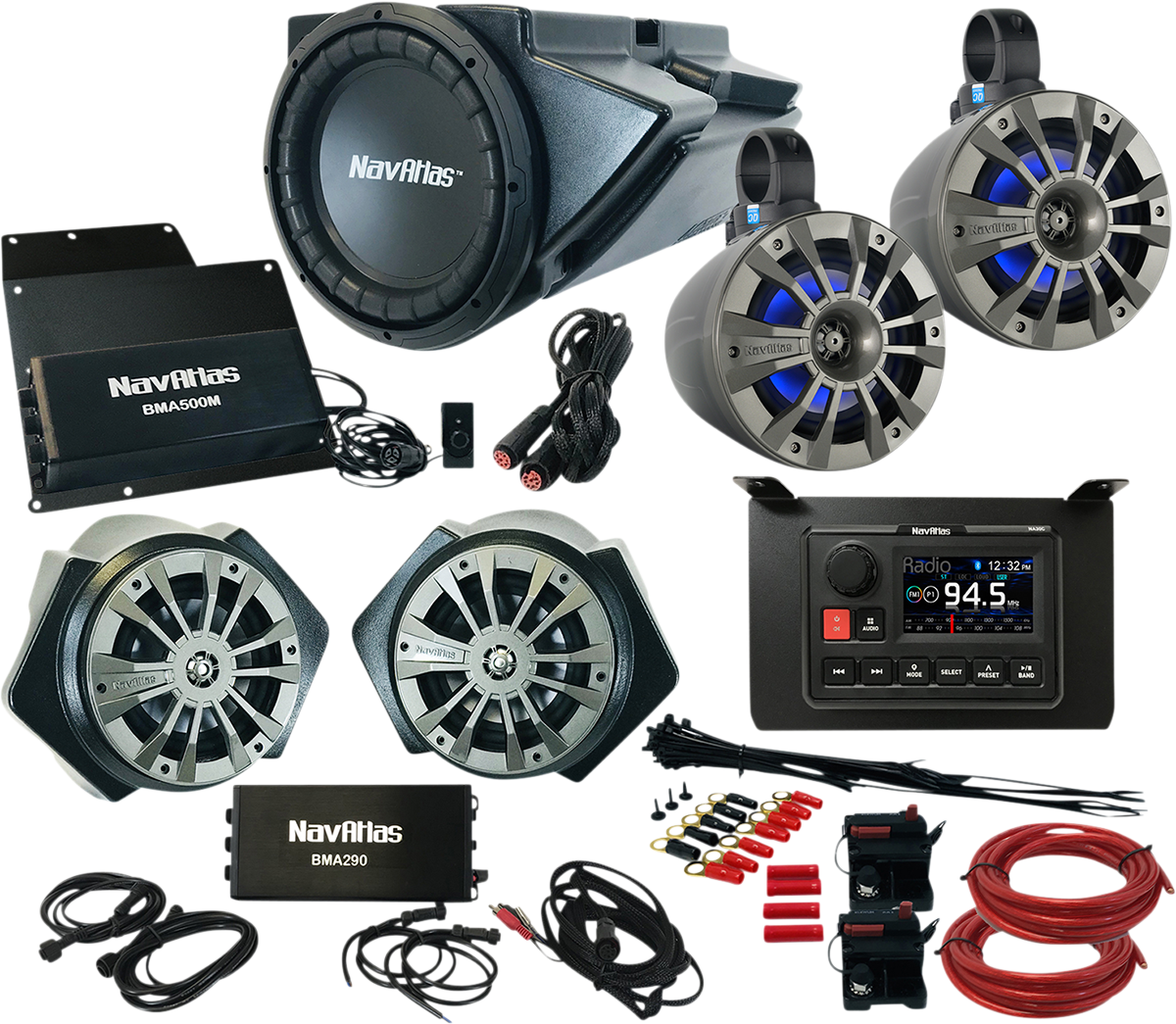 Kit de audio NAVATLAS - Zona 4 - Turbo S RZR3ZONE4S