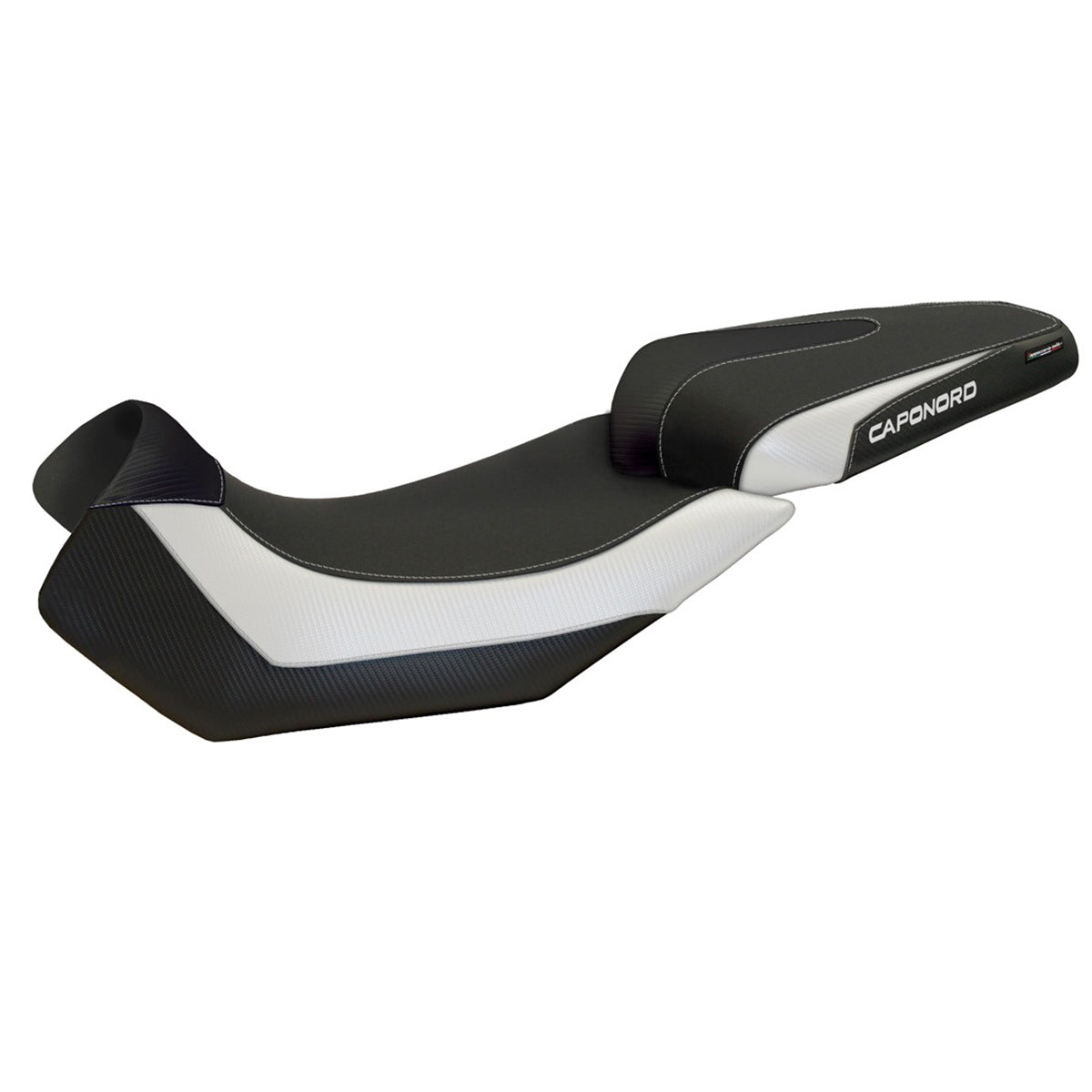 Aprilia Caponord 1200 2013-2017 Seat Cover TPZ Italia White Black