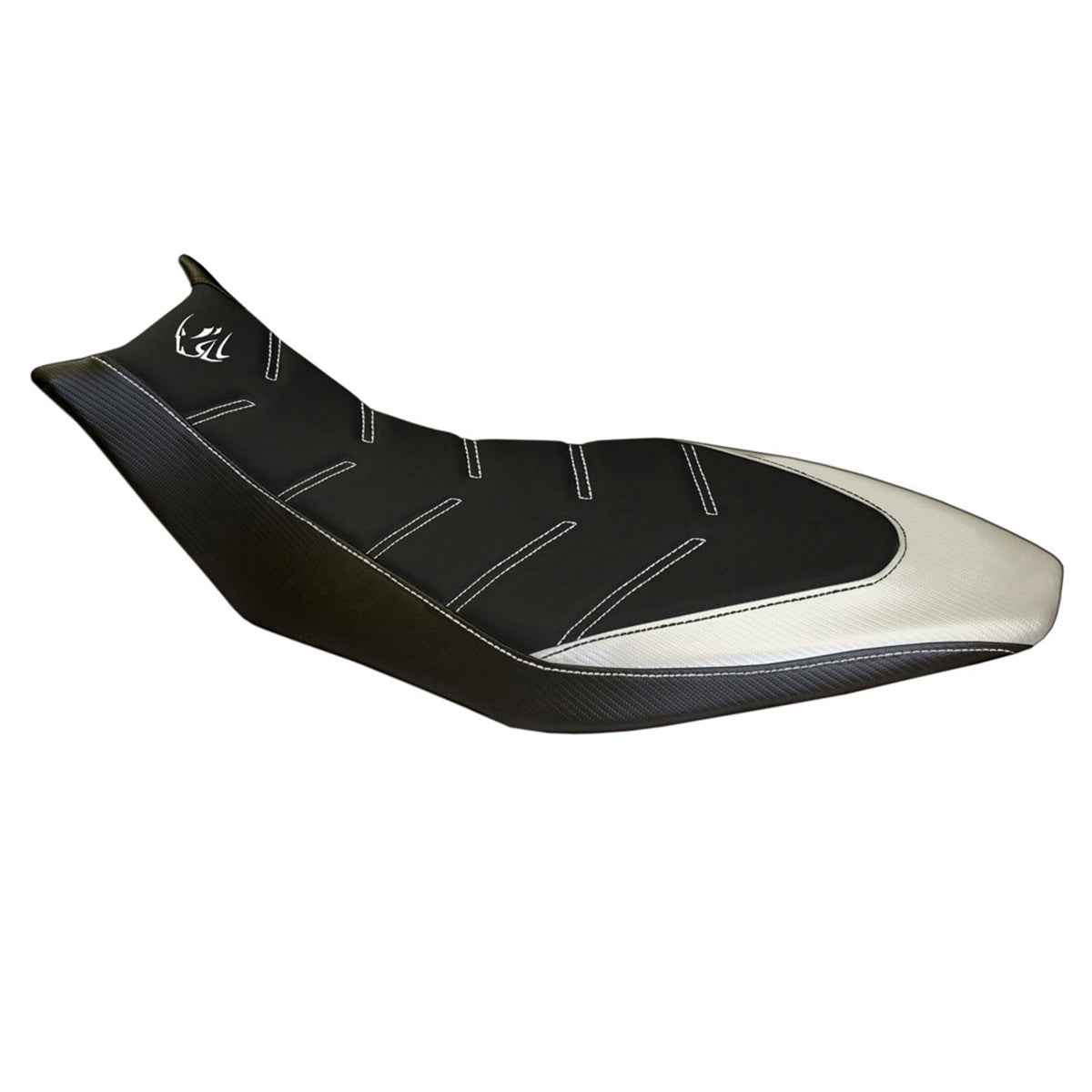 Funda Asiento Aprilia Dorsoduro 750 900 1200 2010-2020 Tappezzeria Italia TPZ Comfort en Blanco