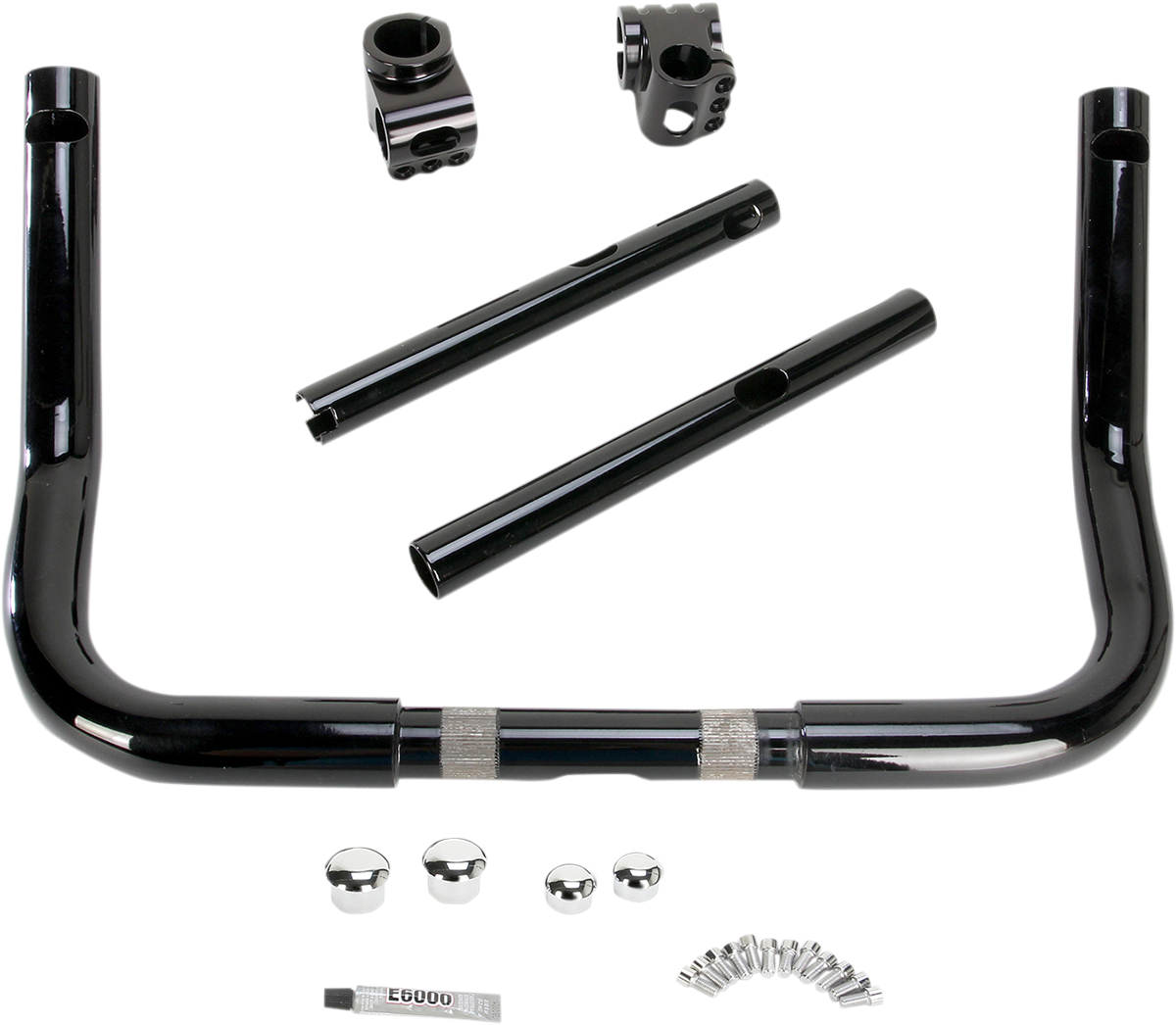 Manillar KLOCK WERKS - Colgador Klip - 10" - Negro KWH-01-8015-B