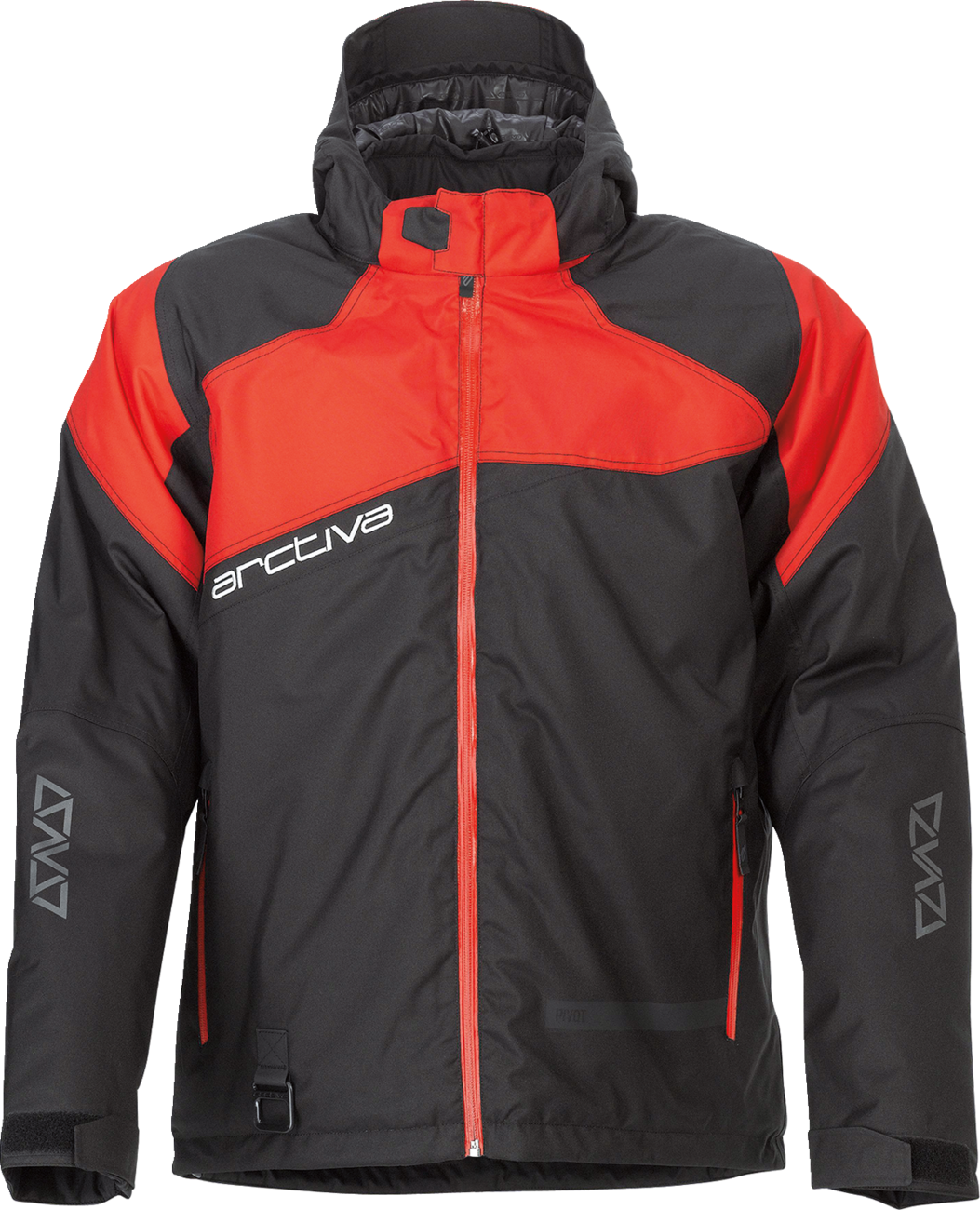 Chaqueta con capucha ARCTIVA Pivot 5 - Negro/Rojo - Talla pequeña 3120-2062
