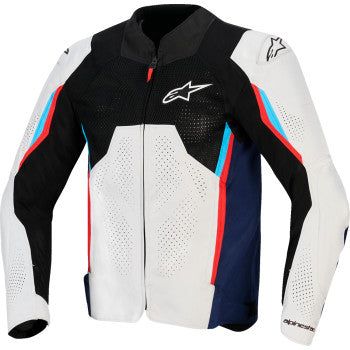 ALPINESTARS AST v3 Air Jacket - Silver/Deep Blue/Bright Red - Large 3300426-1621-L