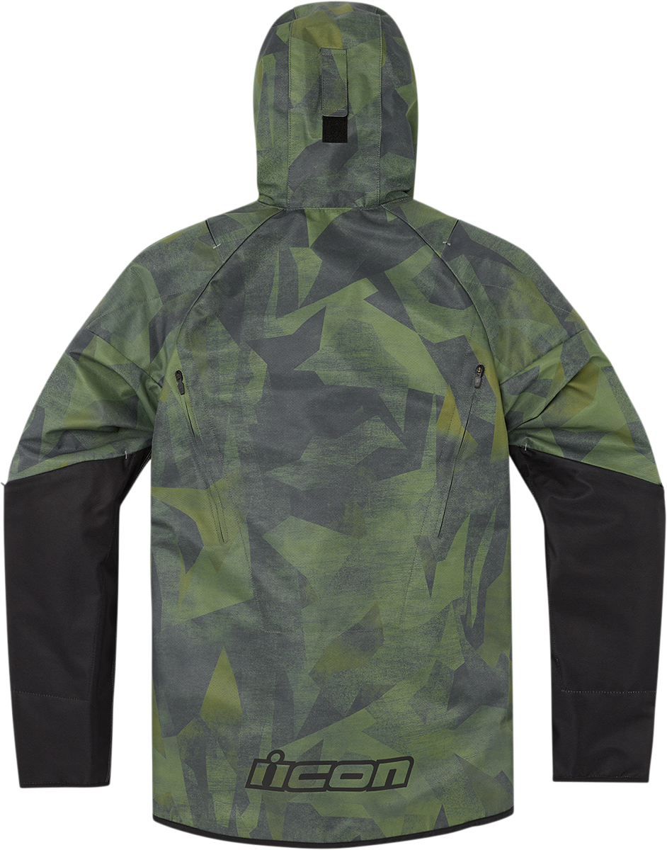 Chaqueta ICON Airform Battlescar™ - Verde - Talla pequeña 2820-5479