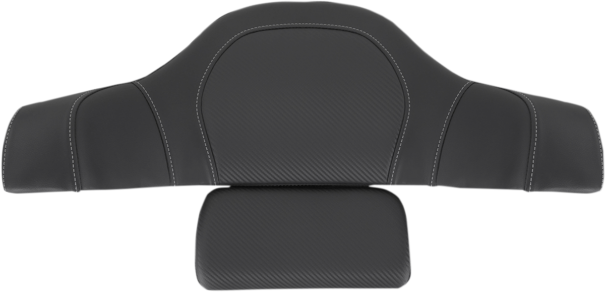 Funda para respaldo SADDLEMEN Tour-Pak - Fibra de carbono - Negra - Indian I14-07-TPACK-CF