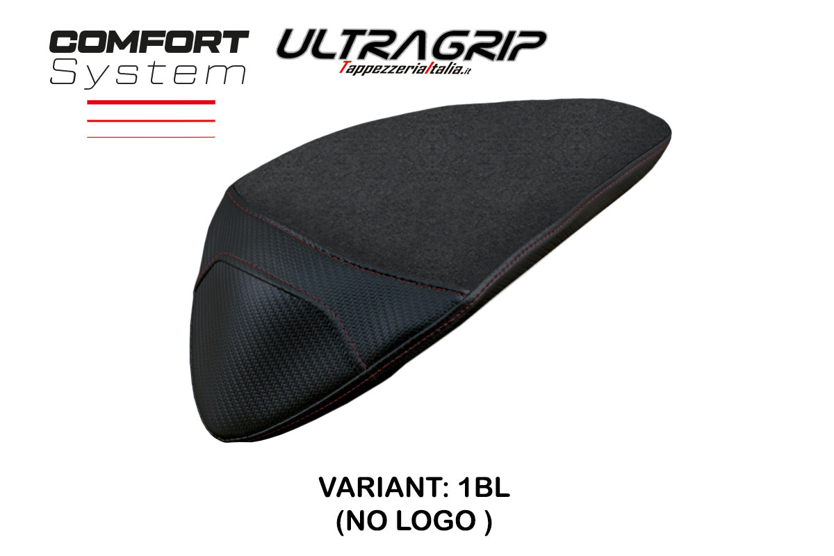 Aprilia RSV4 2009-2020 Passenger Seat Cover Tappezzeria Italia TPZ Comfort in Ultragrip Black
